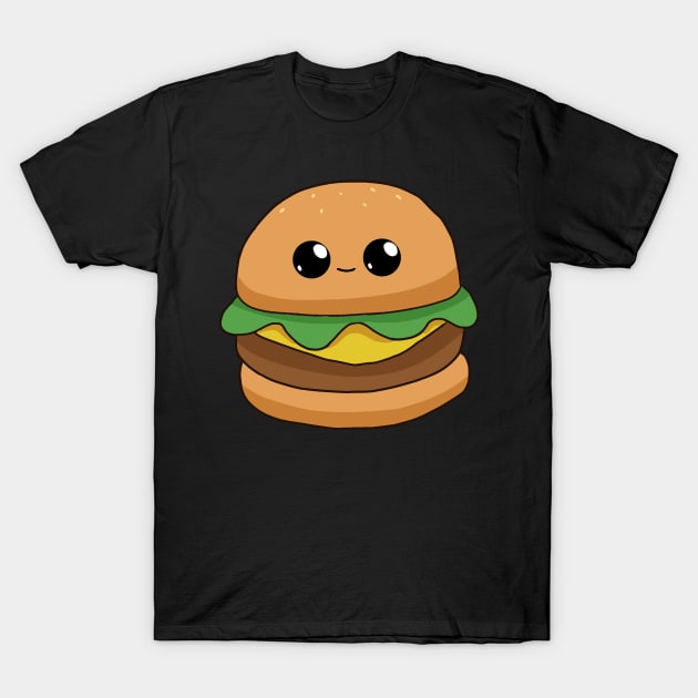 Cute Cheese Burger Kawaii Style T-Shirt by dukito